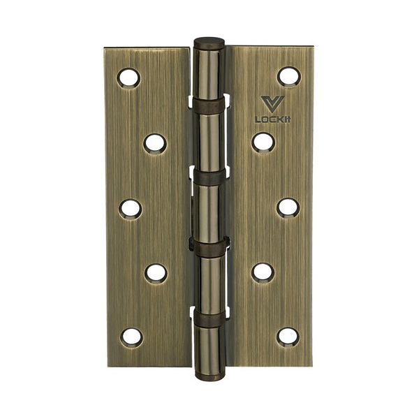 Петля универ. 125*75 AB бронза Lockit