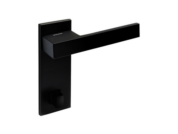 Ручка 360PL (на планке) WC Чм Profildoors черный матовый. сантехн. защелка (360PL65W96W07-ARA9005O)
