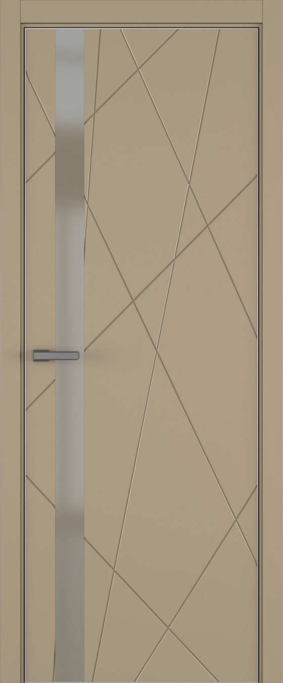 Chaos ДО ART Lite бронза мат. 800*2000 Бежевая эмаль ALU Серая 2 петли зпз 196