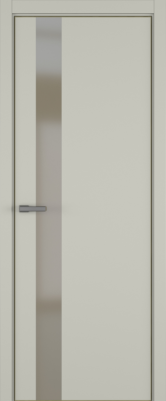 H3 ДО ART Lite бронза мат. 800*2000 Серый шелк эмаль (43) ALU Золотая под 2 петли зпз 196