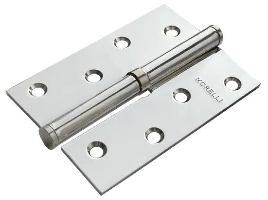 Петля MSND 100*70*2.5 L SN Белый Никель